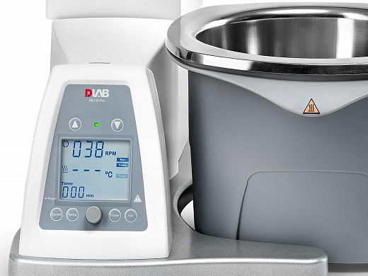 Испаритель роторный RE100-Pro, вертикальный холодильник 1000 см², автоматический лифт, DLab, Китай