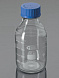 Бутыль 10000 мл, БС до 500 °С, GL45, с завинчивающейся ПП крышкой, круглая, светлое стекло, Glassco