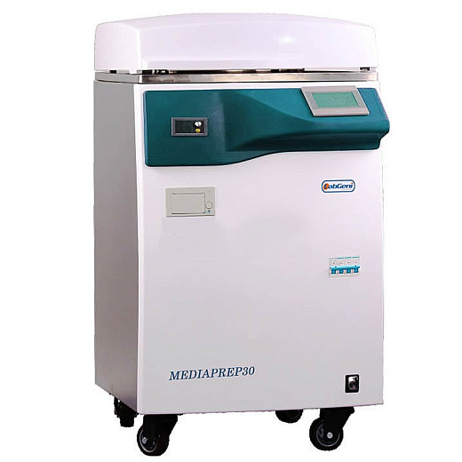 Средоварка до 30 л, стерилизация от 70 до 130 °C, розлив от 25 до 80 °C, Mediaprep30, LabGeni, Китай