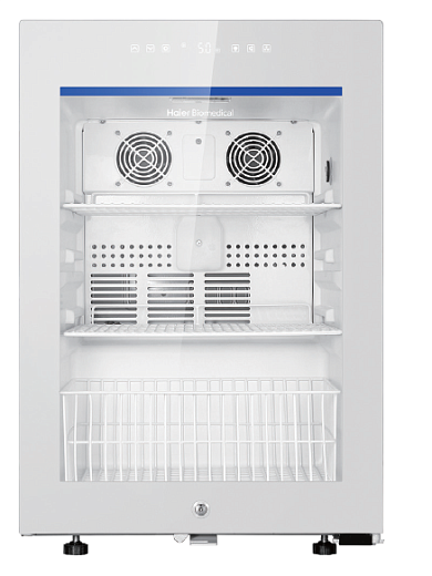 Холодильник, 85 л, +2…+8 °C, дверь со стеклом, HYC-85GD, Haier,