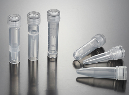 Пробирки 2 мл, резьбовые, свободностоящие, 20 шт./уп., 5000 шт./кор.