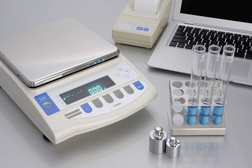 Весы лабораторные, 2200 г/0,01 г, внешняя калибровка, с поверкой, LN-2202, Vibra