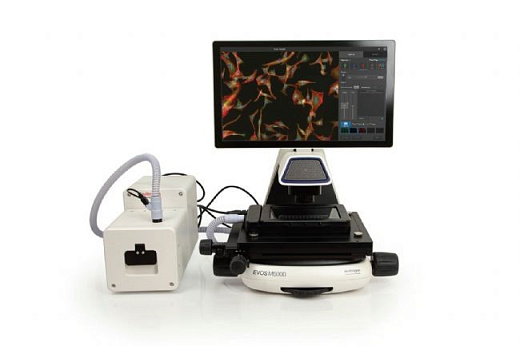 Система визуализации Evos M5000, механический столик, 5 объективов, монохромная камера Фото 2