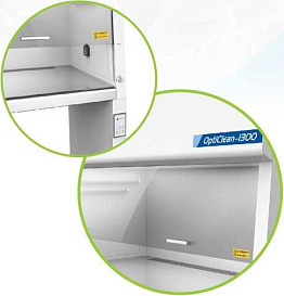 Бокс (шкаф) биологической безопасности, класс I, OptiClean-1300
