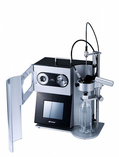 Измеритель сахаристости и содержания СО2 в напитках, автоматический, CO2 Brix монитор CooRe, с открытой дверцей