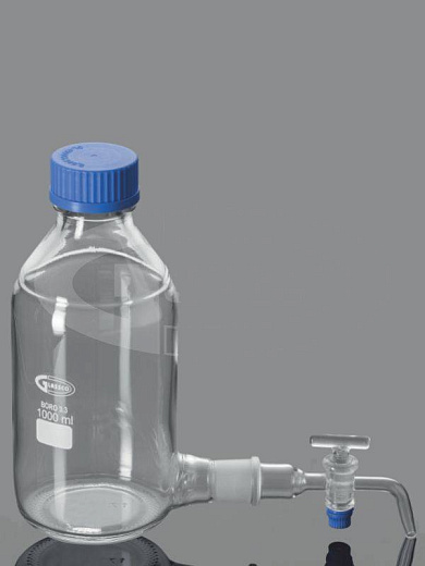 Склянка-аспиратор, 20000 мл, с краном, шлиф 29/32