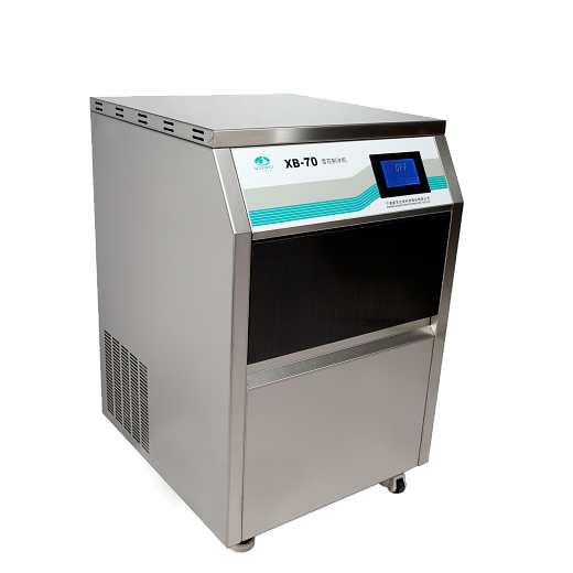 Льдогенератор, крошка, 70 кг/сут, бункер 25 л, воздушное охлаждение, Scientz XB-70, вид справа